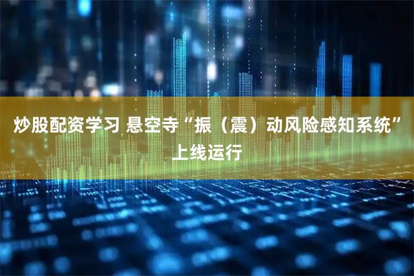 炒股配资学习 悬空寺“振（震）动风险感知系统”上线运行